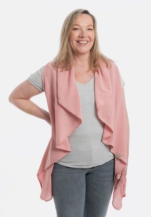 Knit Factory SENNA - Veste sans manches - old pink