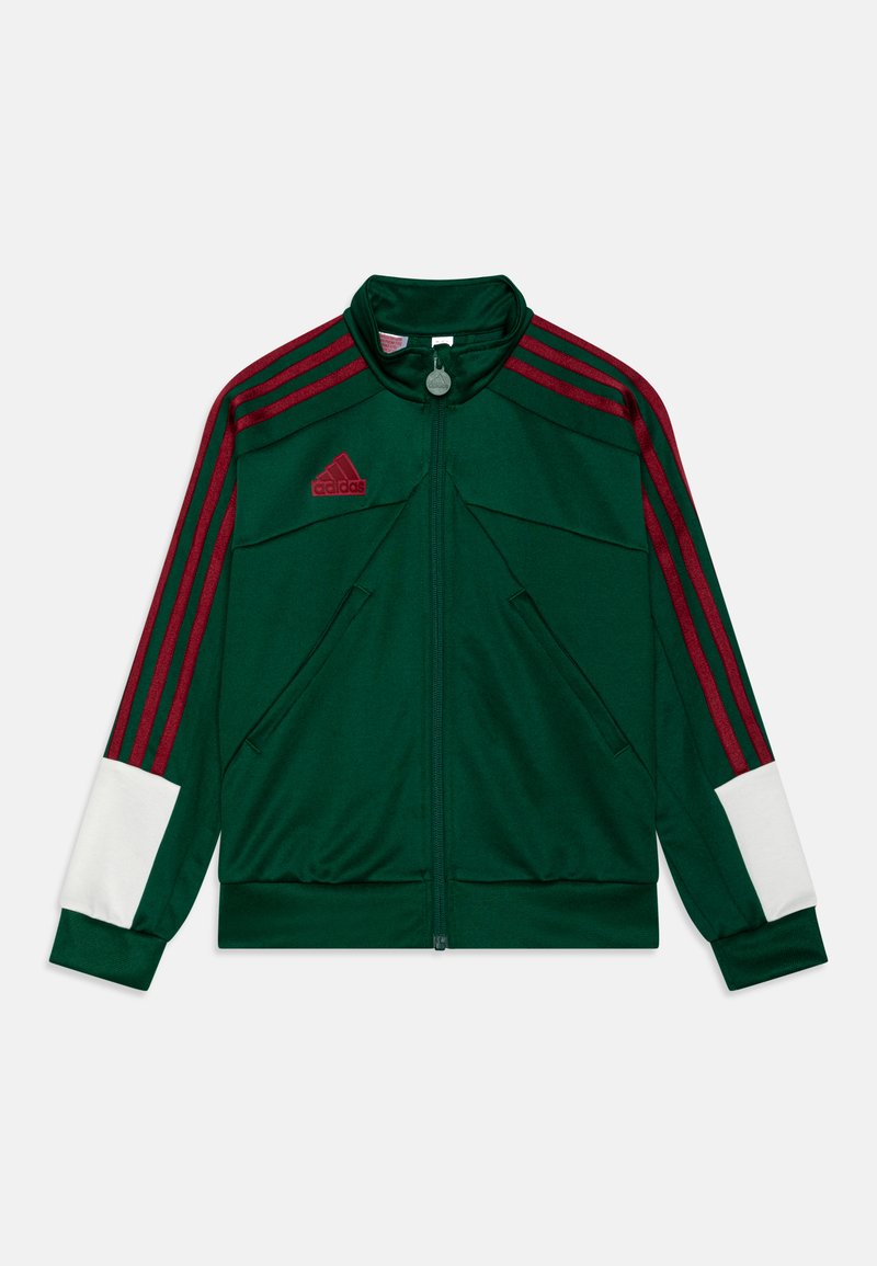 adidas Performance TIRO NATIONS PACK UNISEX - Chaqueta de entrenamiento - dark green/cloud white/collegiate burgundy