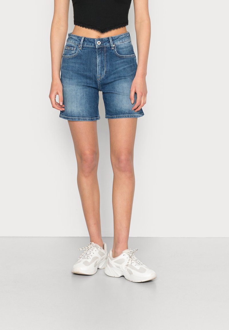 Damen Kleider | Pepe Jeans MARY SHORT Jeans Shorts denim/blue denim - SO33677 Damen Kleider | Pepe Jeans MARY SHORT Jeans Shorts denim/blue denim - SO33677