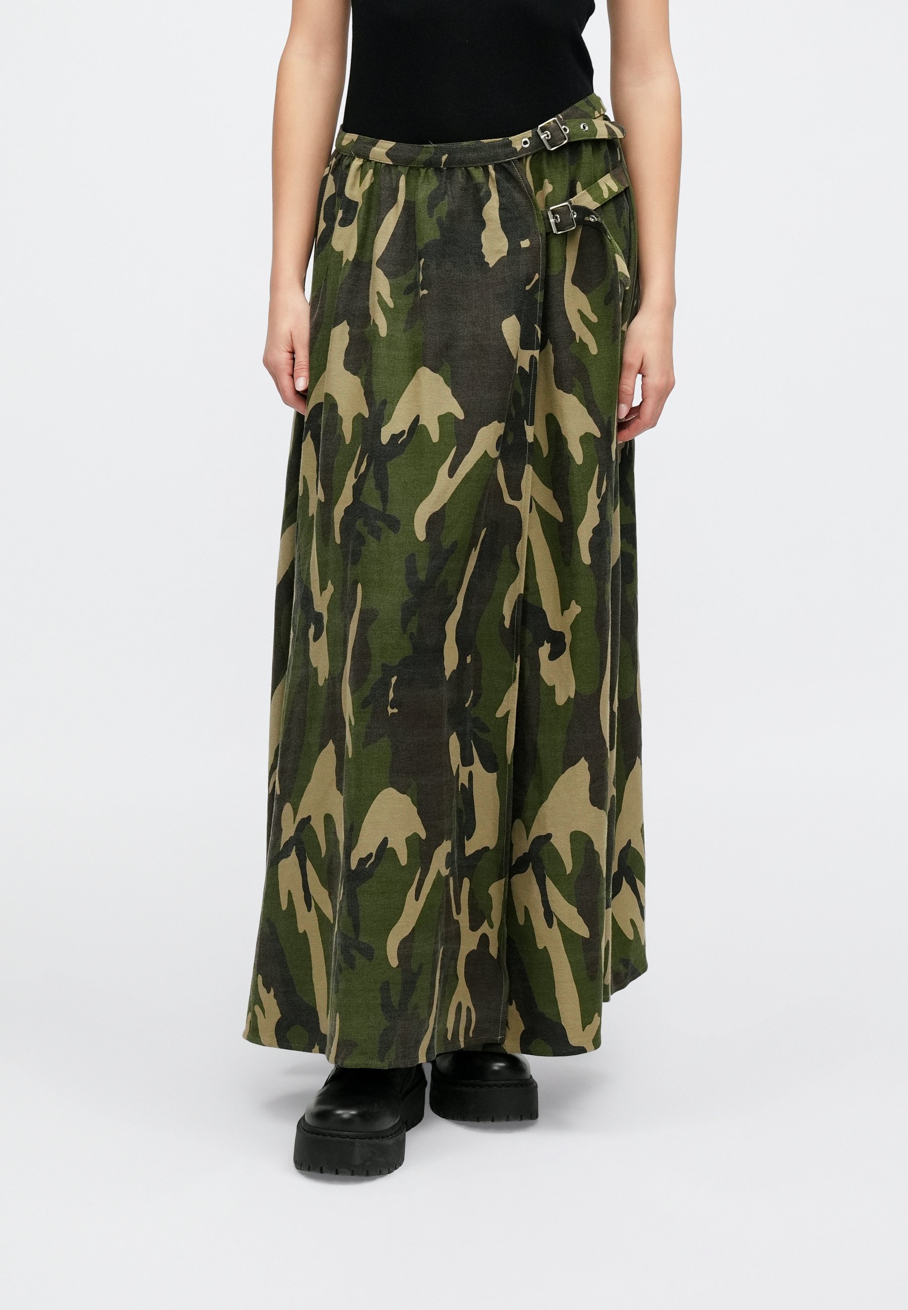 The Ragged Priest SQUAD SKIRT - Maxi skirt - green - Zalando.co.uk