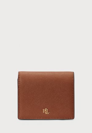 CROSSHATCH LEATHER COMPACT WALLET - Portefeuille - lauren tan