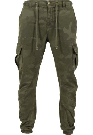 Urban Classics PANTS - Kareiviško stiliaus kelnės - olive