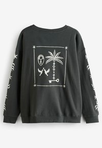 EMBROIDERED  - Športni pulover - charcoal grey
