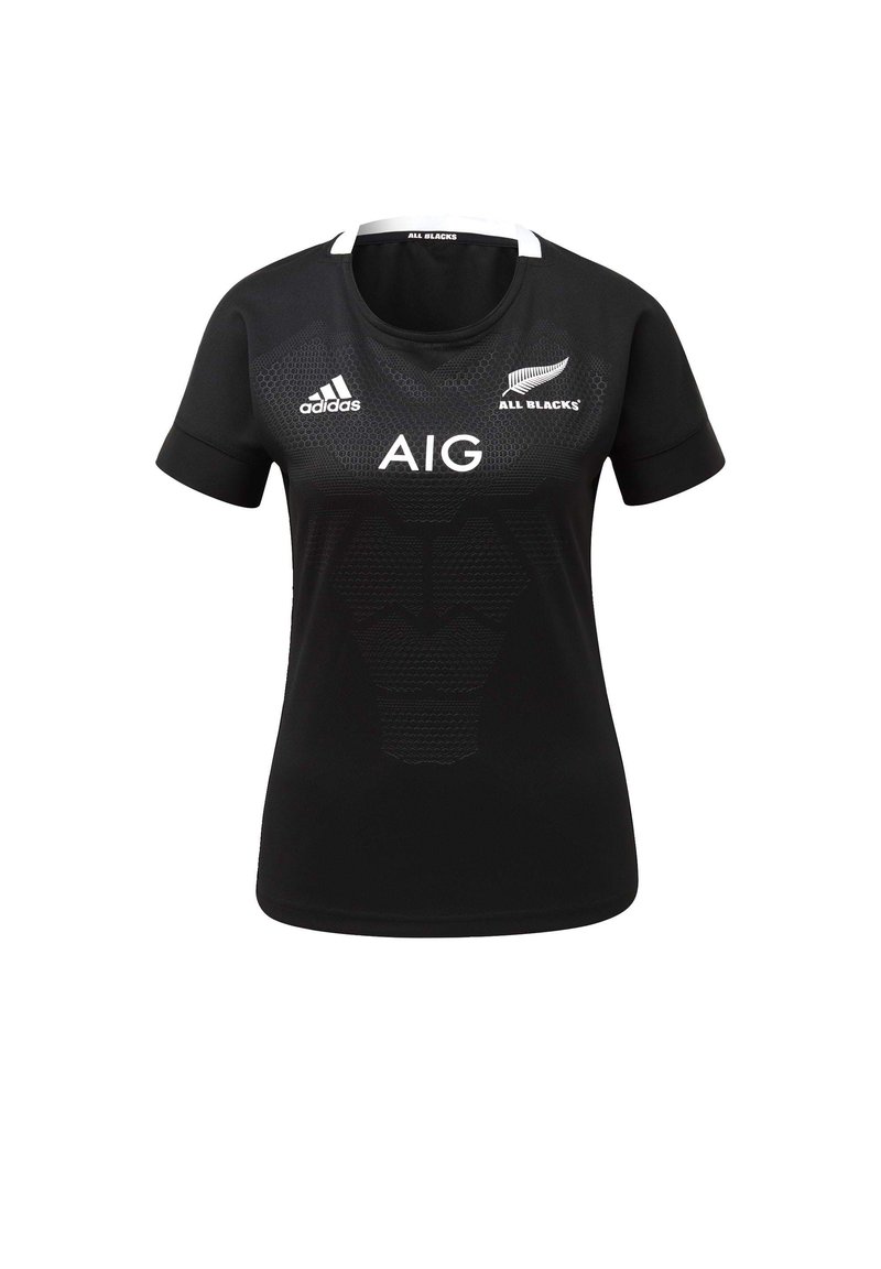 adidas performance T-shirt print zwart