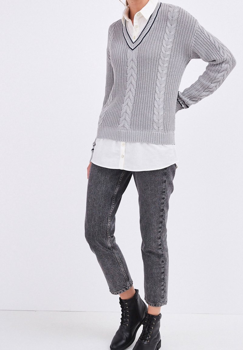 Next Strickpullover - grey