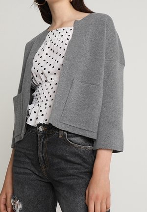 Cardigan - mottled grey