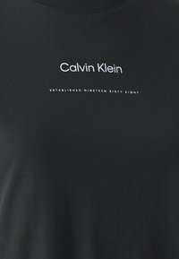 Calvin Klein MULTI LOGO REGULAR T-SHIRT - T-shirts basic - black