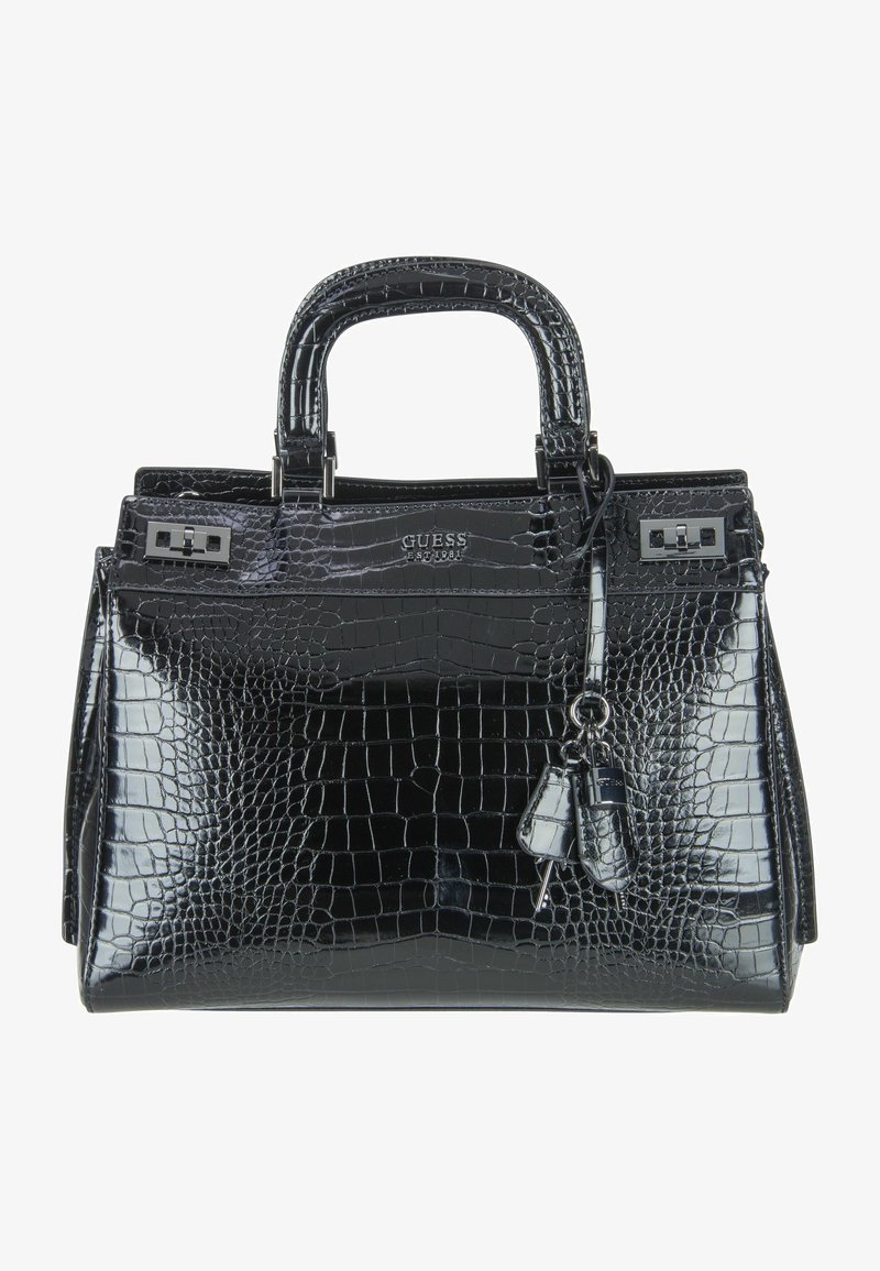 Sac Bandoulière Croco Sac Noir Croco Bandoulière Sac Croco Noir