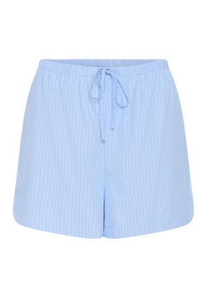 Kaffe, KAFLOOR SHORTS - Short - light blue, white stripe
