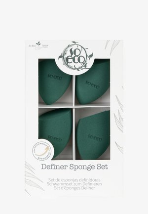 SO ECO DEFINER SPONGE SET - Set de brosses à maquillage - stone, blue & white