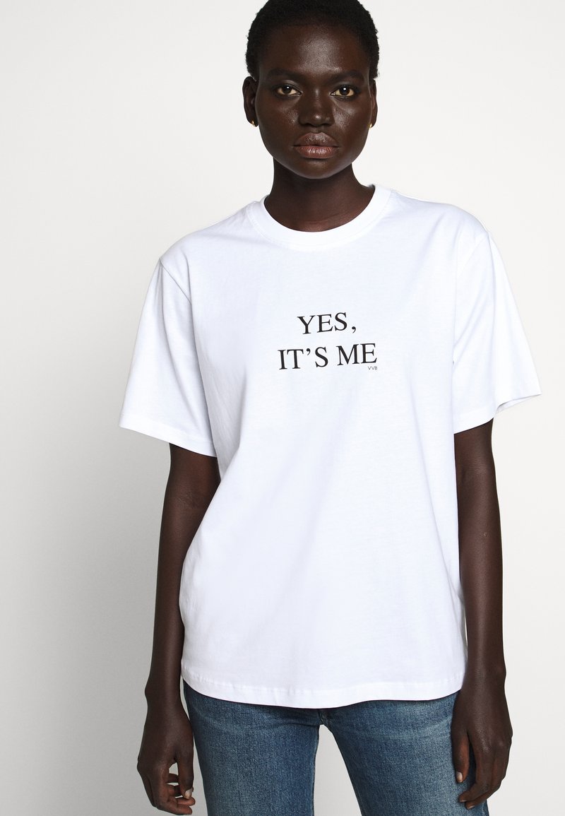 Victoria Victoria Beckham It S Me T Shirt Print White Wit Zalando Nl