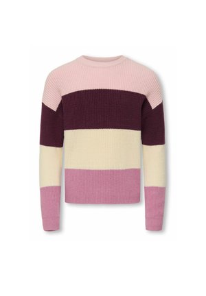 KOGSANDY NOOS - Strikkegenser - mauve wine