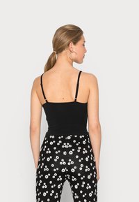 Hollister Co. BARE RUCHED BUST - Top - casual black