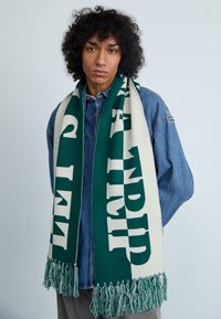 LET'S TAKE A TRIP SCARF UNISEX - Šál - green/white