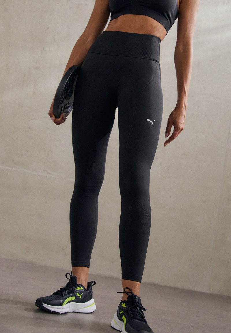 Puma SHAPELUXE SEAMLESS - Leggings - black