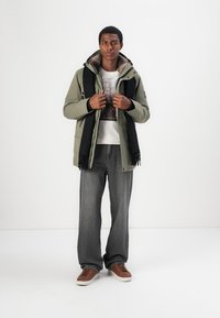 TOM TAILOR FIELDJACKET - Wintermantel - smokey olive green