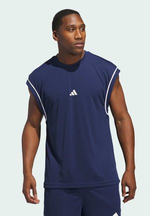 adidas Performance BASKETBALL ALL-WORLD SLEEVELESS - Sports T-shirt - team navy blue