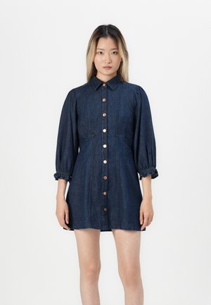 PUFF MINI DRESS BARHAM - Robe chemise - dark wash