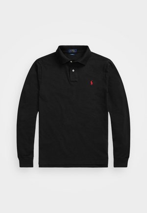 SLIM LONG SLEEVE - Pikeepaita - black