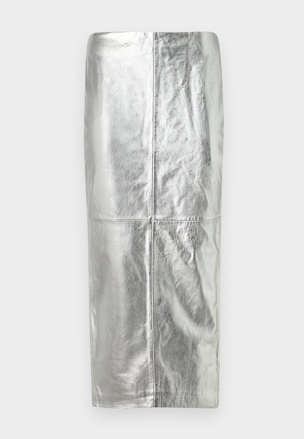 RENAI FOIL PENCIL SKIRT - Pencil skirt - silver3