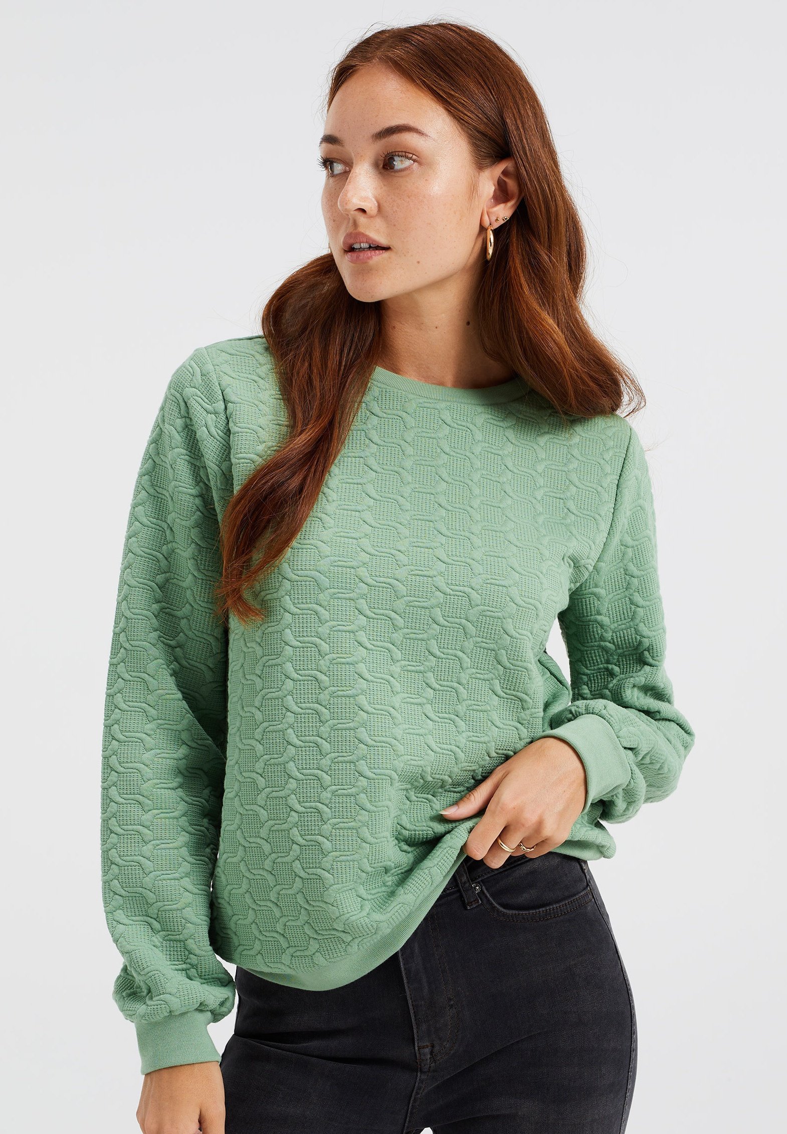 STRUCTUUR - Sweater - green 
