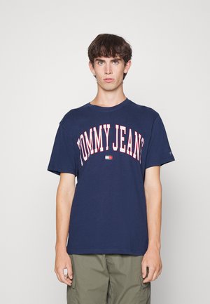 CLASSIC COLLEGIATE TEE - Printtipaita - twilight navy