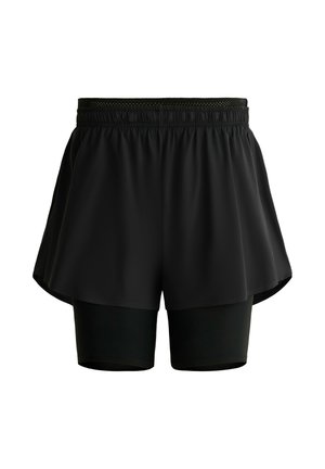 OYSHO, MID RISE 2-IN-1 TECHNICAL SHORTS - Short de sport - black
