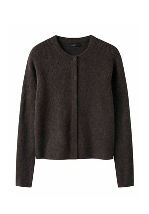 REGULAR FIT - Cardigan - chocolate brown