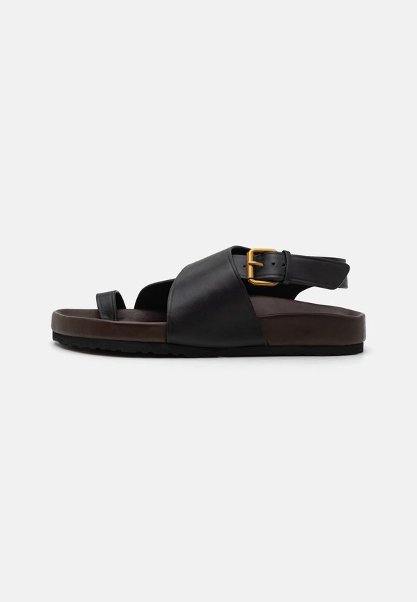 DOMANI - T-bar sandals - noir