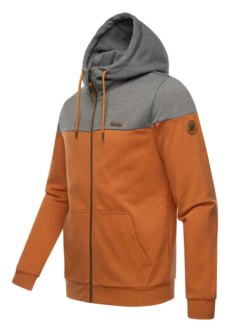 Ragwear TOMIE Zip-up sweatshirt ginger/burnt orange denim