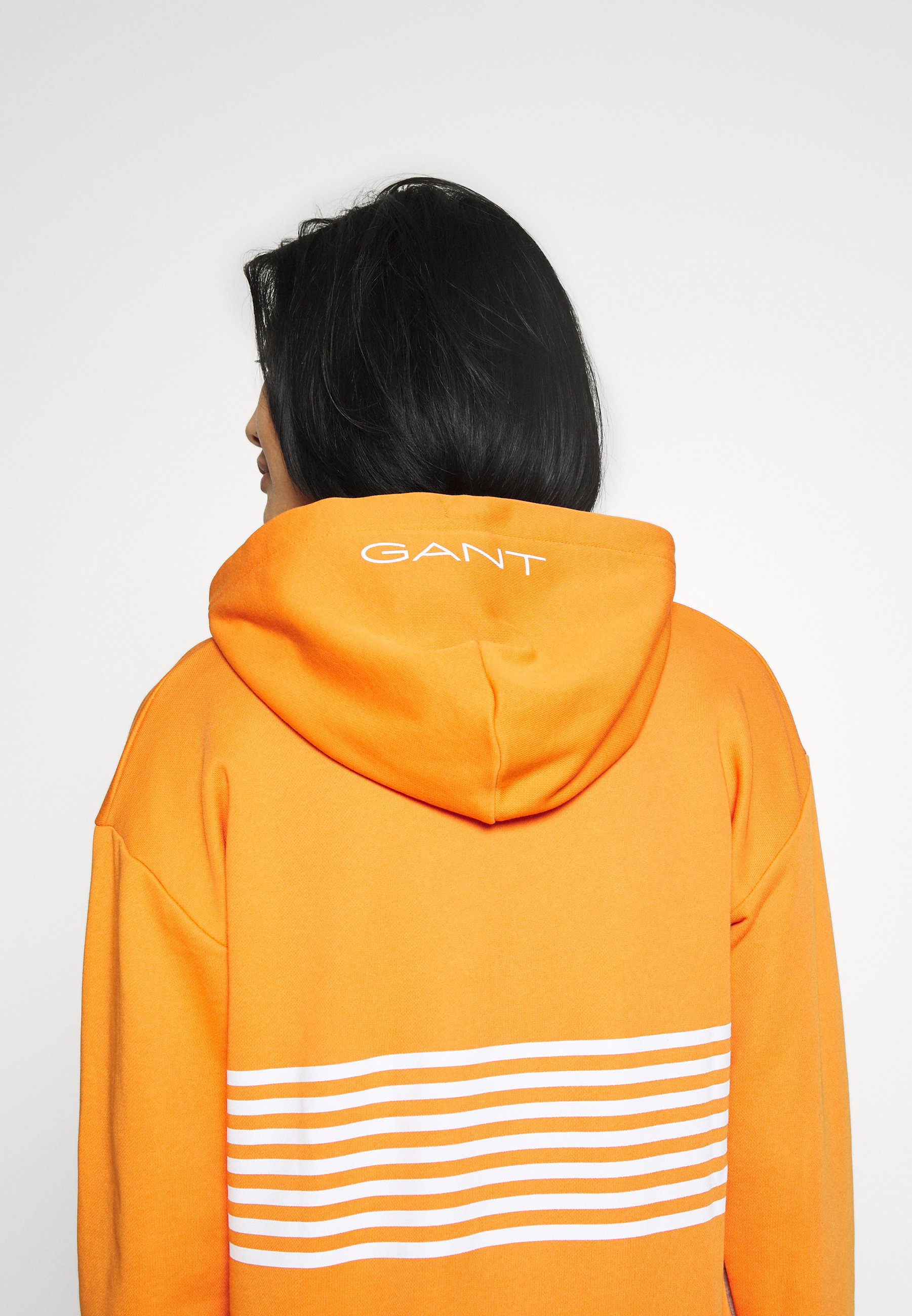 GANT STRIPE HOODIE DRESS Vardagsklänning amberglow GANT STRIPE HOODIE DRESS Vardagsklänning amberglow