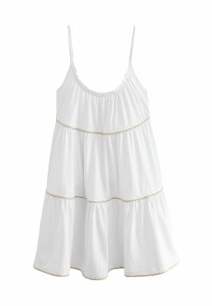 Next TIERED - Trikotaažkleit - white