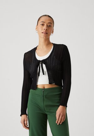 Only / Damen-Strick / ONLEFFA LS UNECK TIE CARDIGAN KNT N