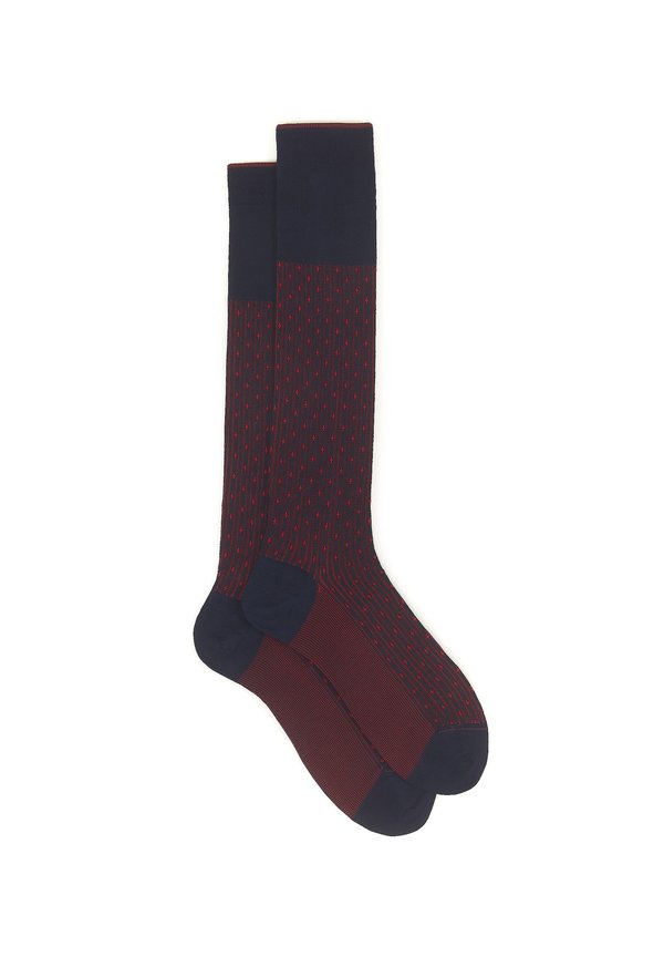 LUNGHE OLTREMARE FANTASIA GIGLIO - Kniestrümpfe - oltremare papavero