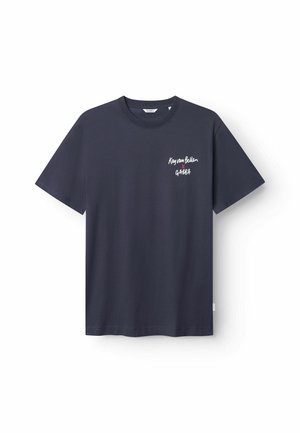 Gabba DUNE KAY  - Nyomott mintás póló - navy