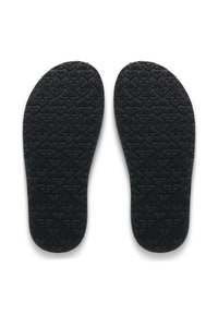 Μαύρα λάστιχα εσωτερικά πέλματα με υφή γεωμετρικού μοτίβου που περιλαμβάνει διαμάντια και καρδιές, σχεδιασμένα για άνεση και κρατήμα.