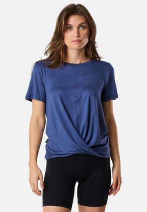CORE WRAP SOFT - Print T-shirt - it midnight blue