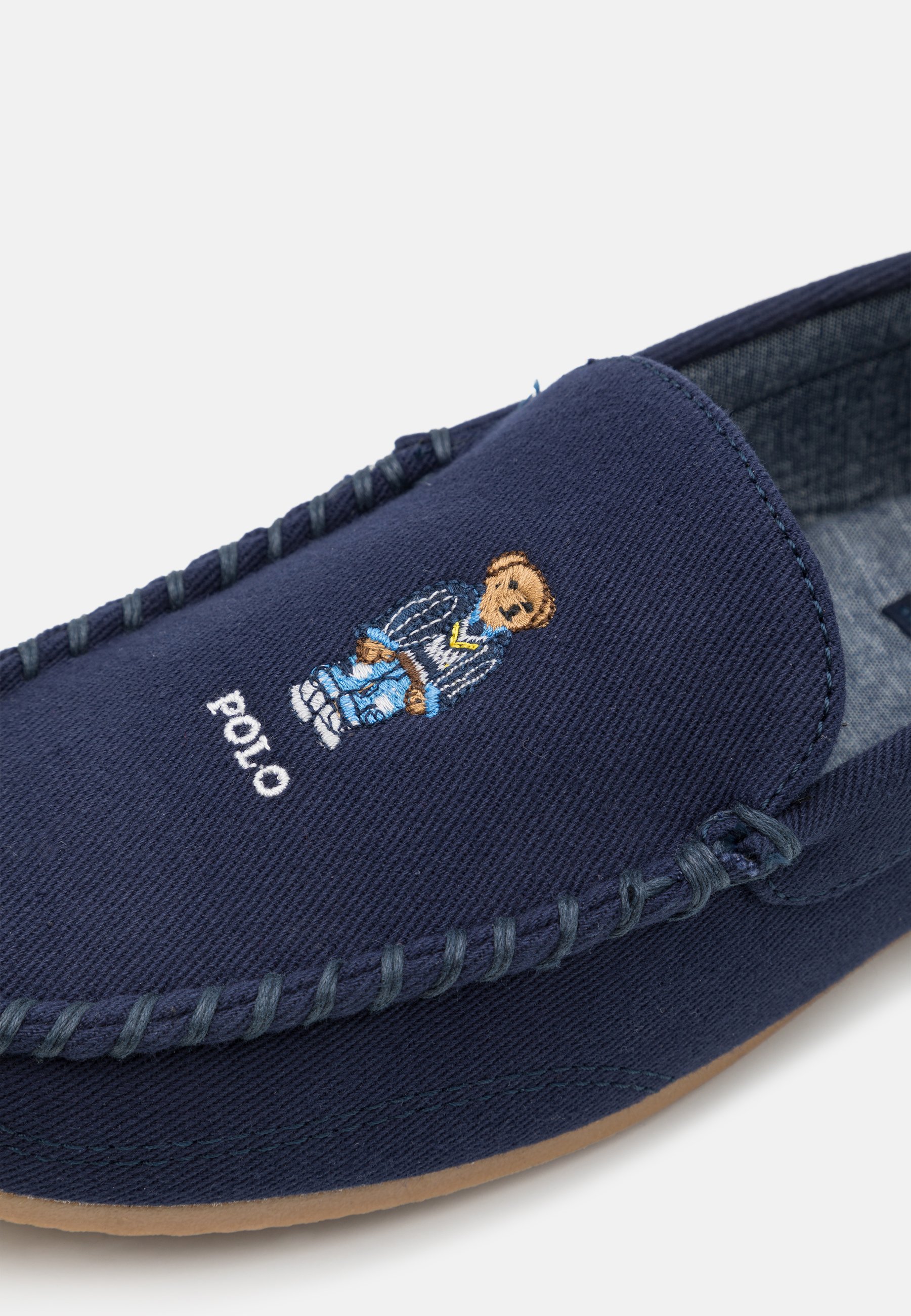 Polo Ralph Lauren DECLAN BEAR UNISEX - Instappers - navy/blauw - Zalando.nl