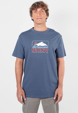 Oxbow, SCENIC - T-shirt imprimé - vintage indigo