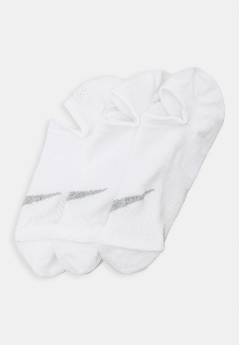 Nike Performance - EVERYDAY PLUS FOOTIE 3 PACK - Socquettes - white/wolf grey, Agrandir