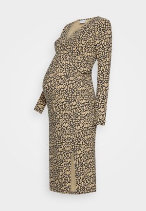 MAMALICIOUS JULIENNE TESS MIDI DRESS - Φόρεμα από ζέρσεϊ - dark navy