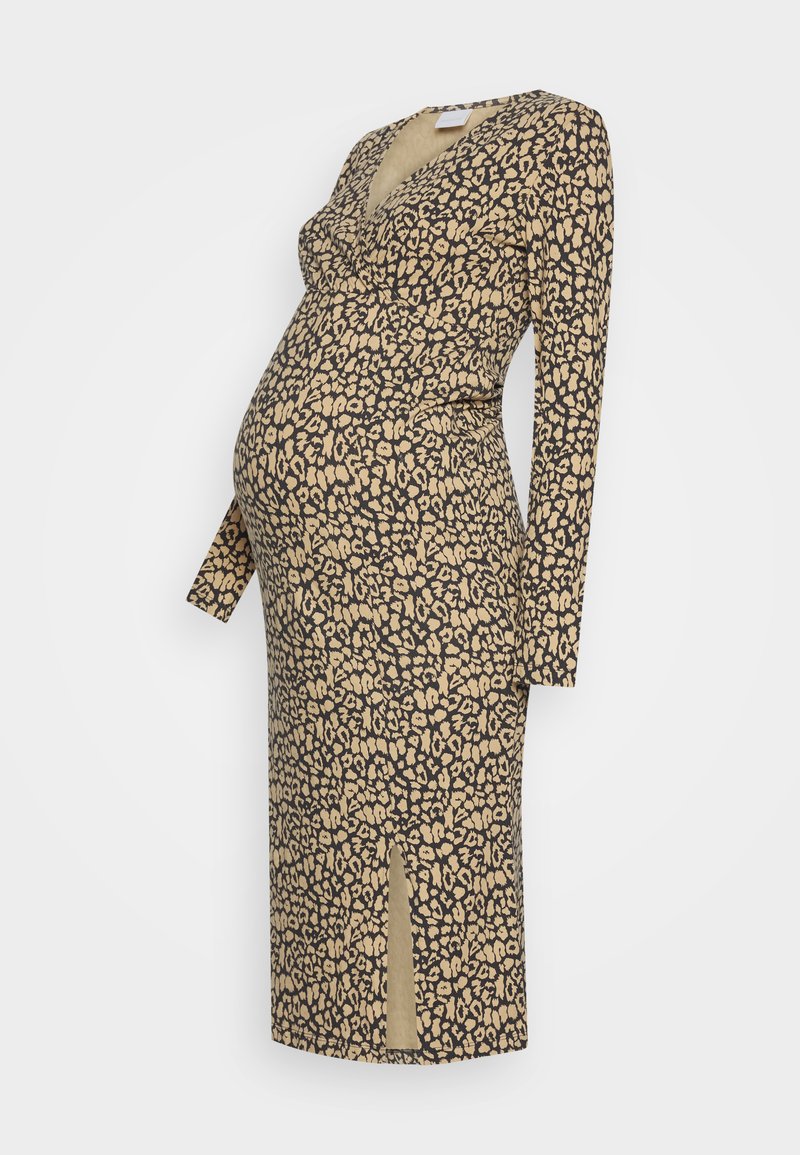 MAMALICIOUS JULIENNE TESS MIDI DRESS - Φόρεμα από ζέρσεϊ - dark navy