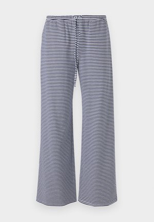 Hollister Co. MAY BAGGY PULL ON - Tracksuit bottoms - dark blue/white