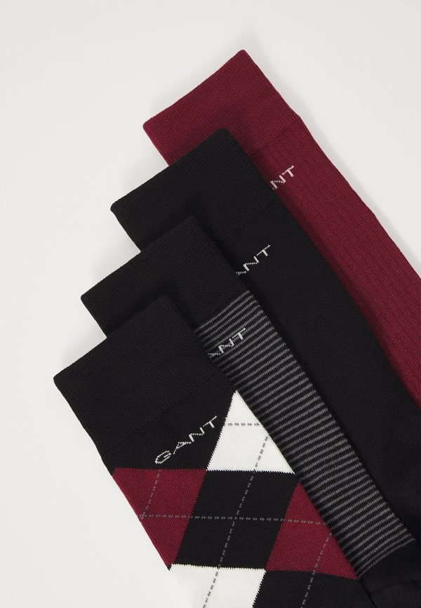 ARGYLE STRIPE SOLID 4 PACK - Socks3