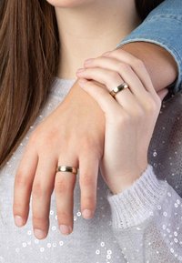 Lucardi MALLORCA - Bague - silver coloured and gold coloured