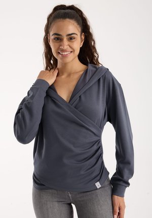 DRAPED - Hoodie - grey