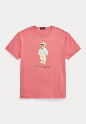Polo Ralph Lauren CLASSIC FIT POLO BEAR JERSEY T SHIRT - T-Shirt print - adirondack berry