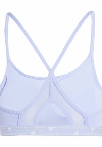 adidas Performance 3STRIPES - Light support sports bra - violet tone