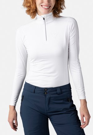 Rossignol CLASSIQUE HALF-ZIP - Langærmet T-shirt - white