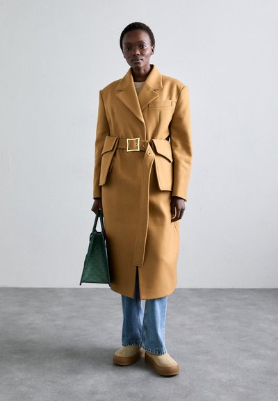 MCM BELT COAT  - Classic coat - cognac